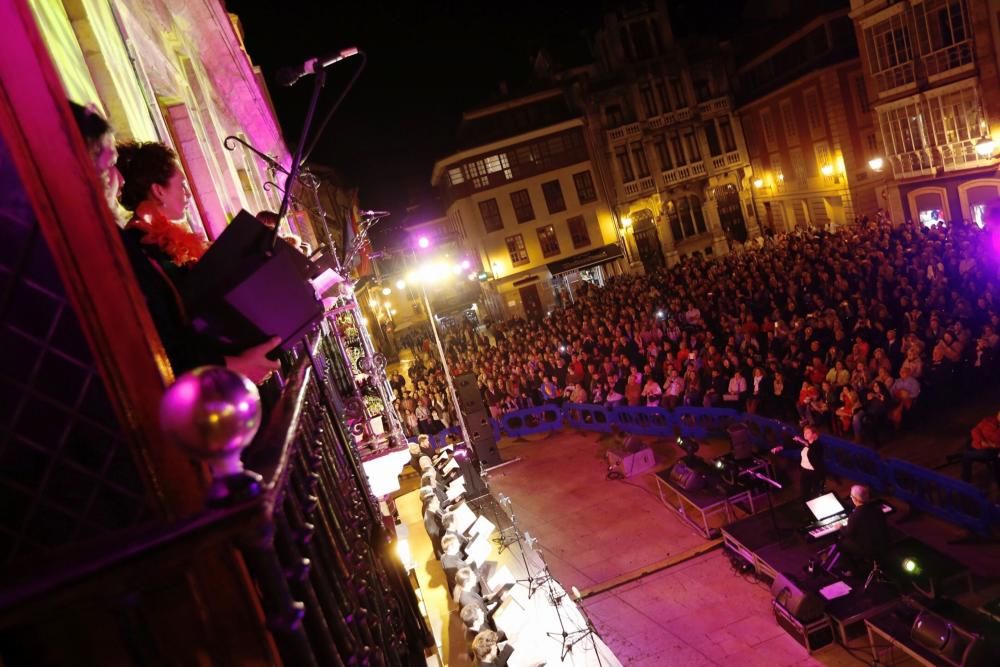 Noche blanca en Oviedo