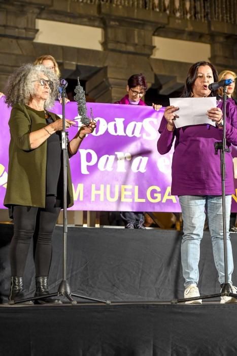 GENTE Y CULTURA 07-03-19  LAS PALMAS DE GRAN CANARIA. 8M Día Internacional de la Mujer. Manifestación por el 8M Día Internacional de la Mujer. FOTOS: JUAN CASTRO