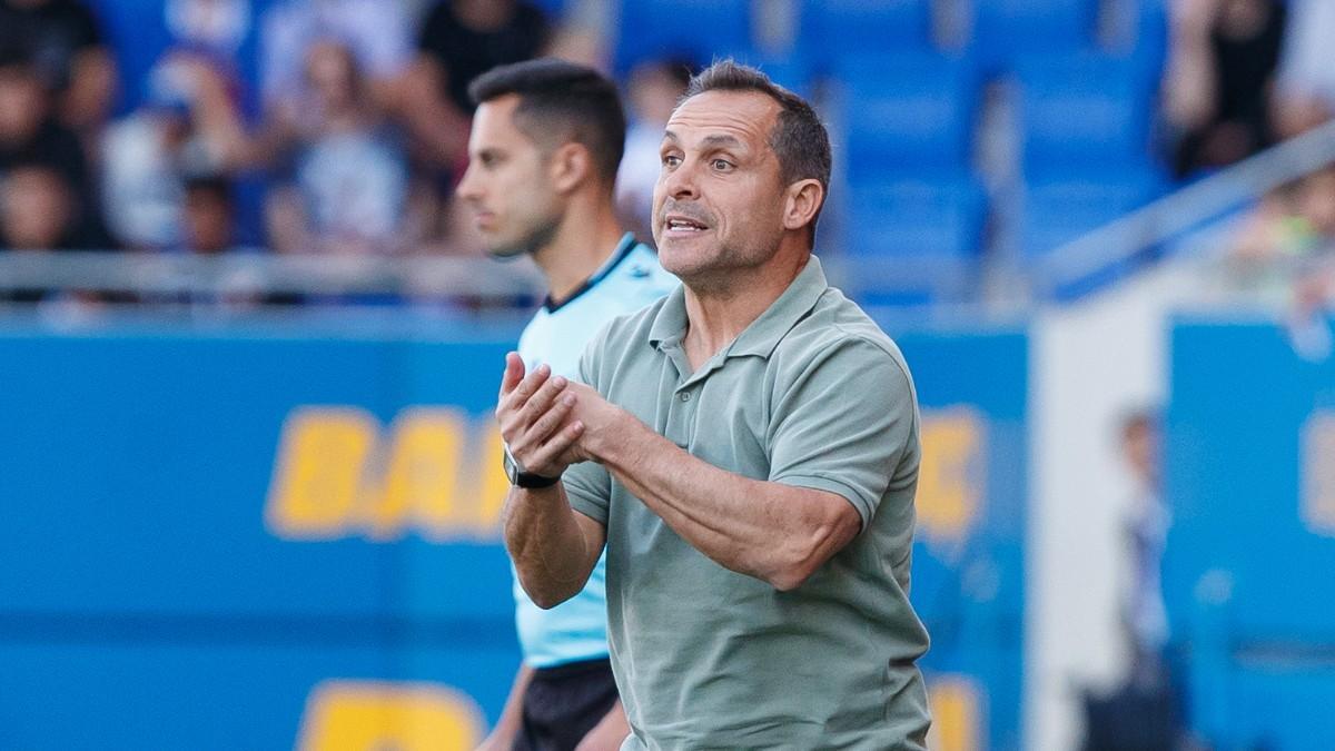 Sergi Barjuan entrenó al Mallorca