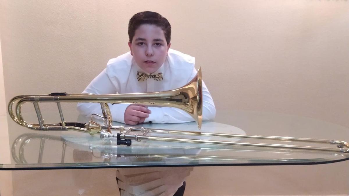 El joven trombonista Gerard Uría