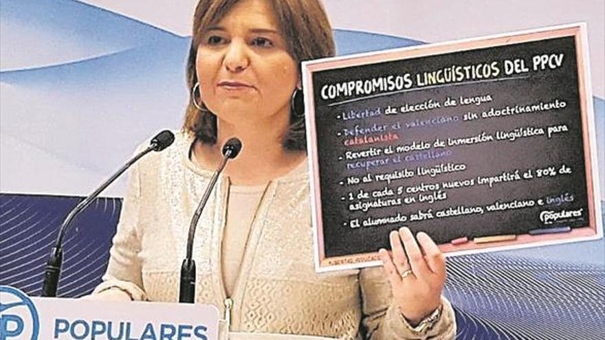 Bonig anuncia el fin del modelo de inmersión lingüística del Consell
