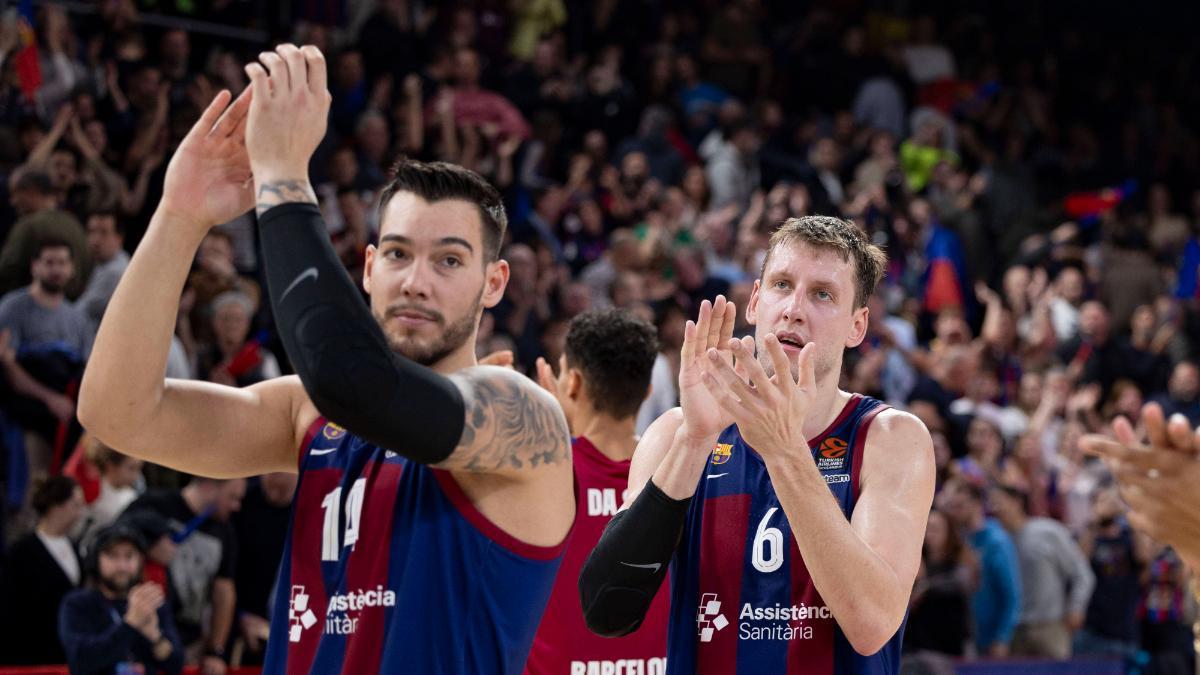 Willy Hernangómez y Jan Vesely, los dos referentes del Barça en la 'pintura'