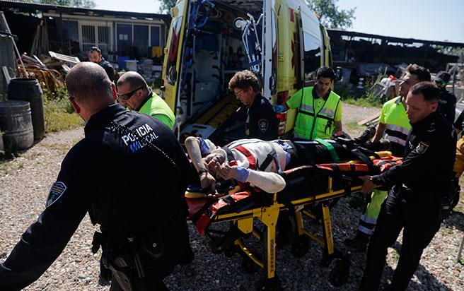 Rescate en el torrente de na Bàrbara