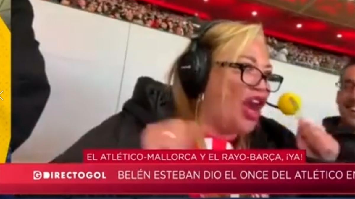 Atención a cómo pronuncia Azpilicueta: el vídeo viral de Belén Esteban dando la alineación del Atlético