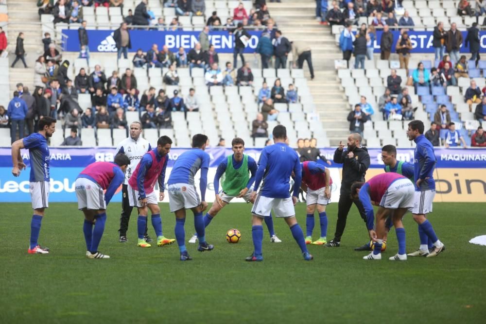 El partido entre el Real Oviedo y el Getafe, en imágenes