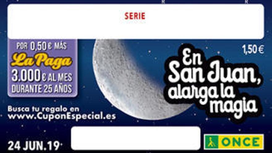 Este es el Cupón de la ONCE de hoy 24 de junio de 2019 y especial noche de San Juan