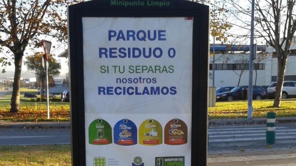 El Mini Punto Limpio del Parque Tecnológico de Llanera