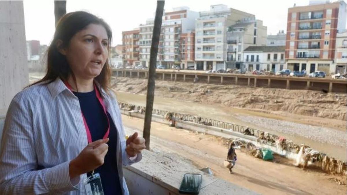 Maribel Albalat, semanas después de la dana.