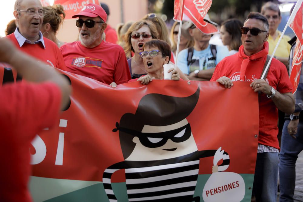 Marcha por unas pensiones dignas en Palma