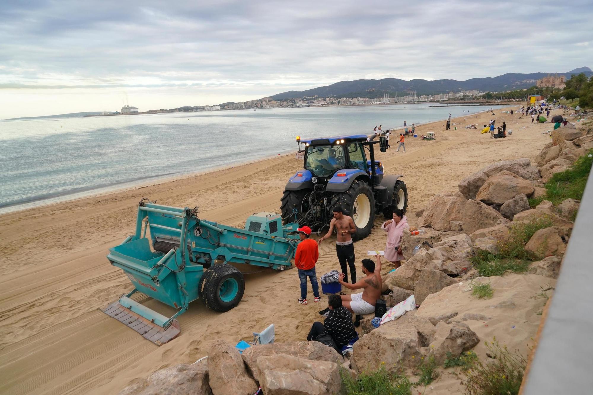 Palma celebra la Nit de Sant Joan sin incidentes