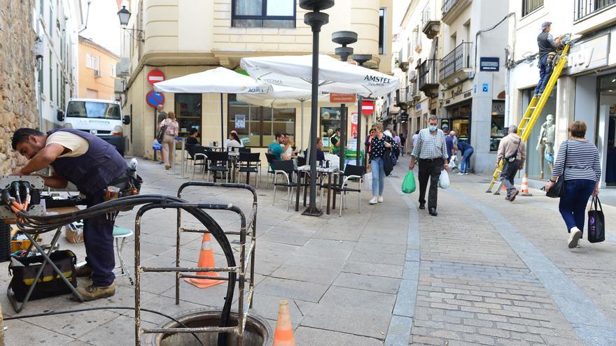 Parte del centro de Plasencia, sin internet al morder las ratas los cables