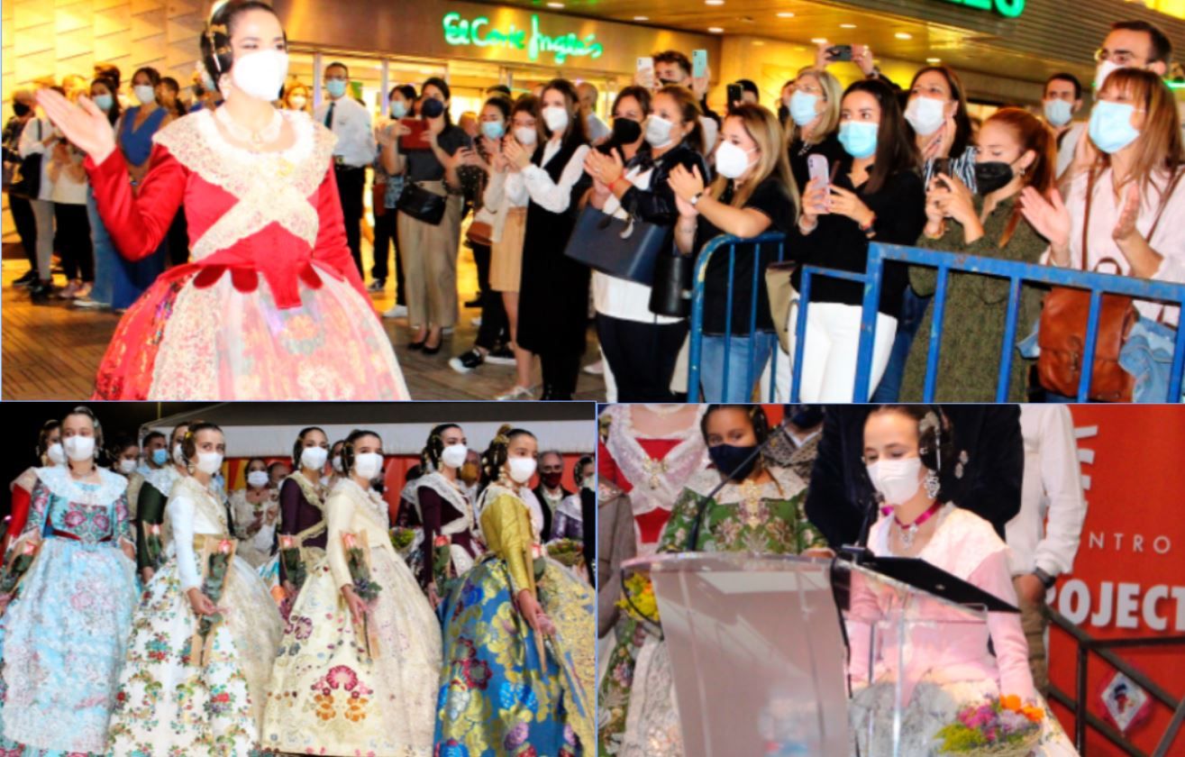 Estreno de las falleras mayores de València 2022 y las cortes en la "Festa per a Tots"