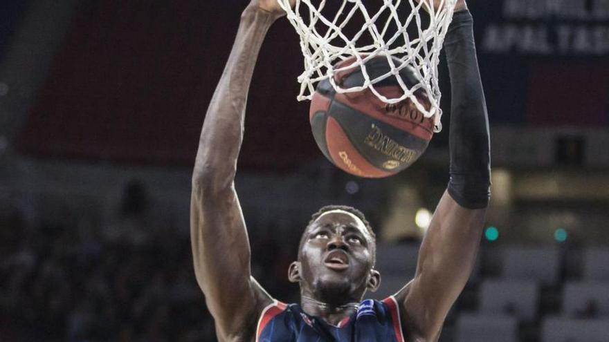 Diop, en una imagen en su etapa en el Baskonia.