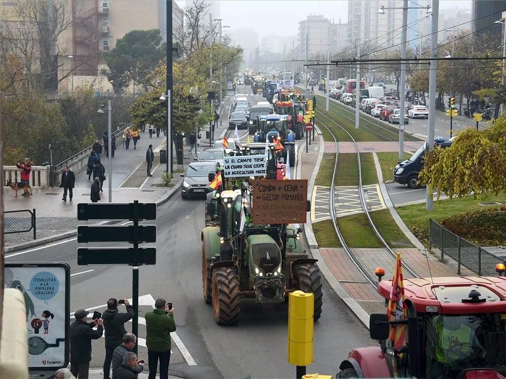 La Tractorada toma Zaragoza