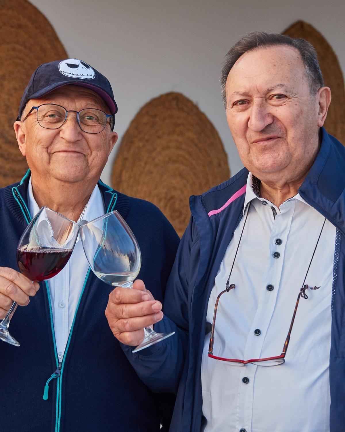 Los fundadores de Licors Moyà.