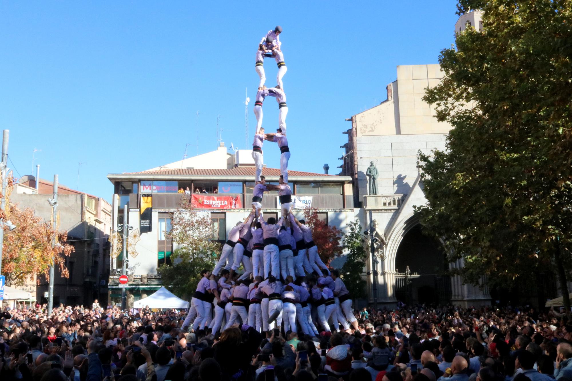 '2 de 9' con 'folre i manilles' que descargaron los Minyons de Terrassa