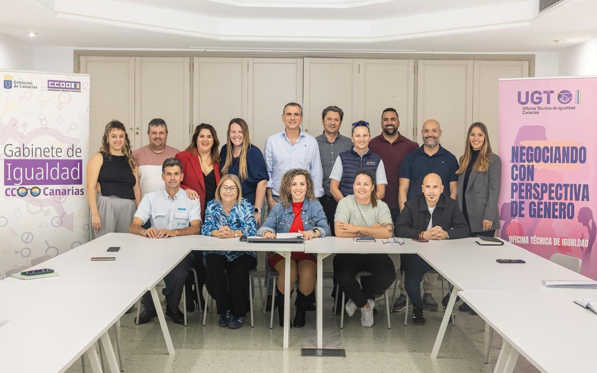 Comisión Negociadora del III Plan de Igualdad de Global, con representación de la empresa y de las organizaciones sindicales.