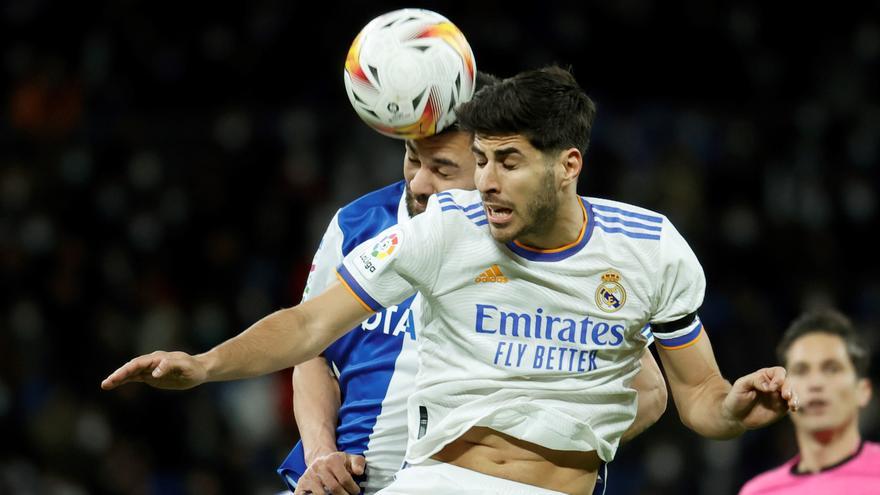Asensio reactiva a un Real Madrid con dos caras