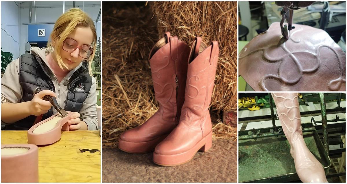 Creación de unas botas en el taller de Peris Costumes