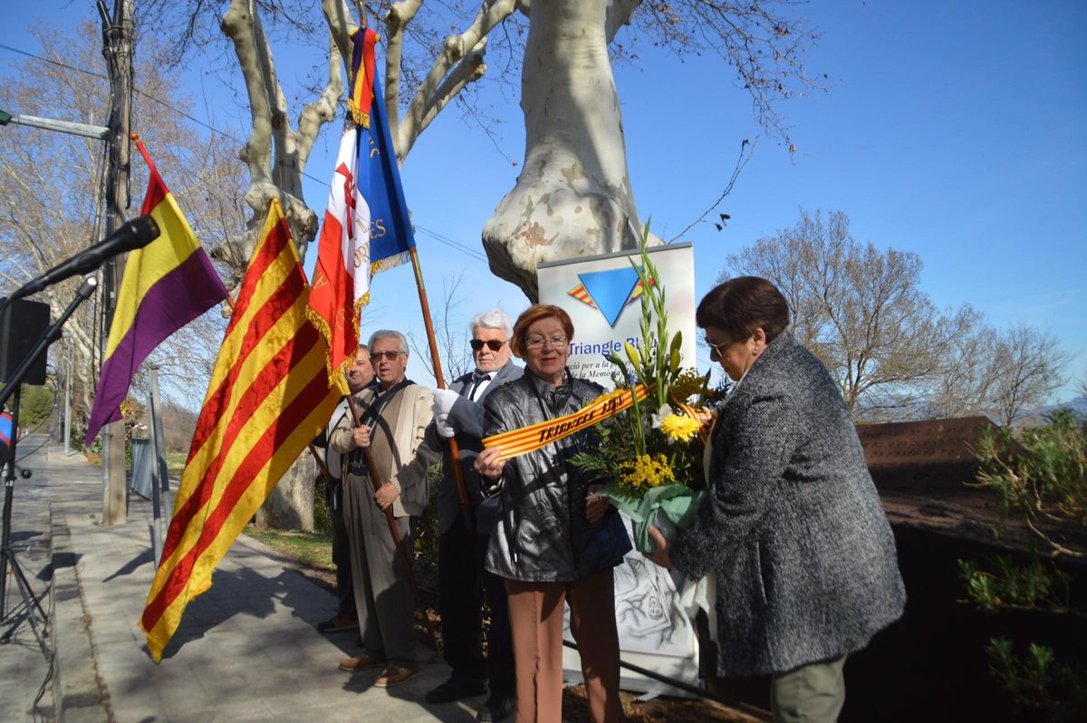 Moment de l'homenatge.