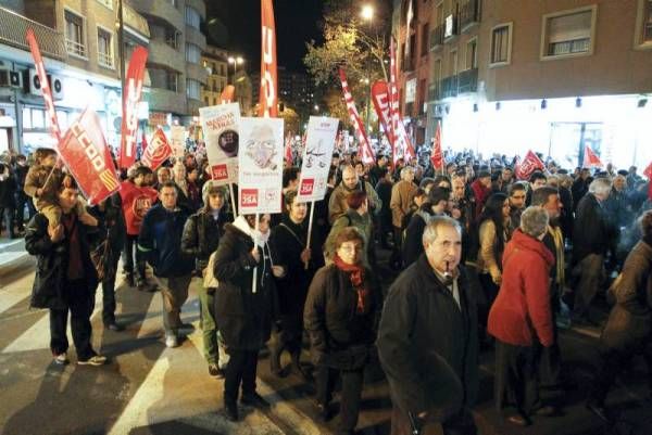 Fotogalería: Protesta en contra del recorte a las pensiones