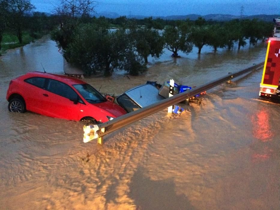 Unwetter auf Mallorca