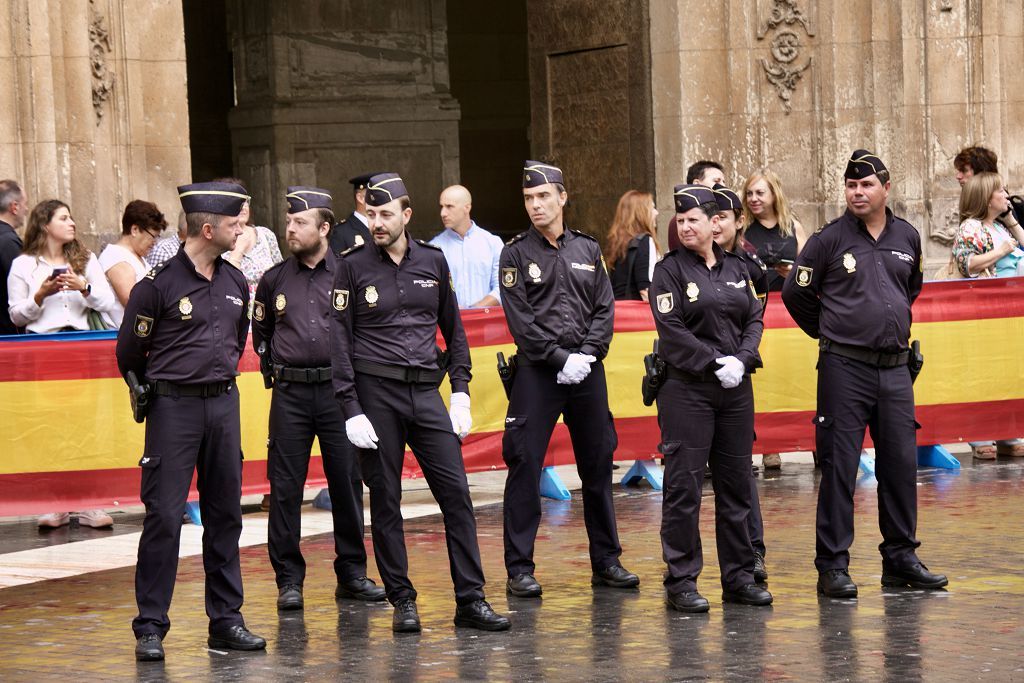 Las imágenes de la celebración de los Santos Ángeles Custodios de la Policía Nacional en Murcia