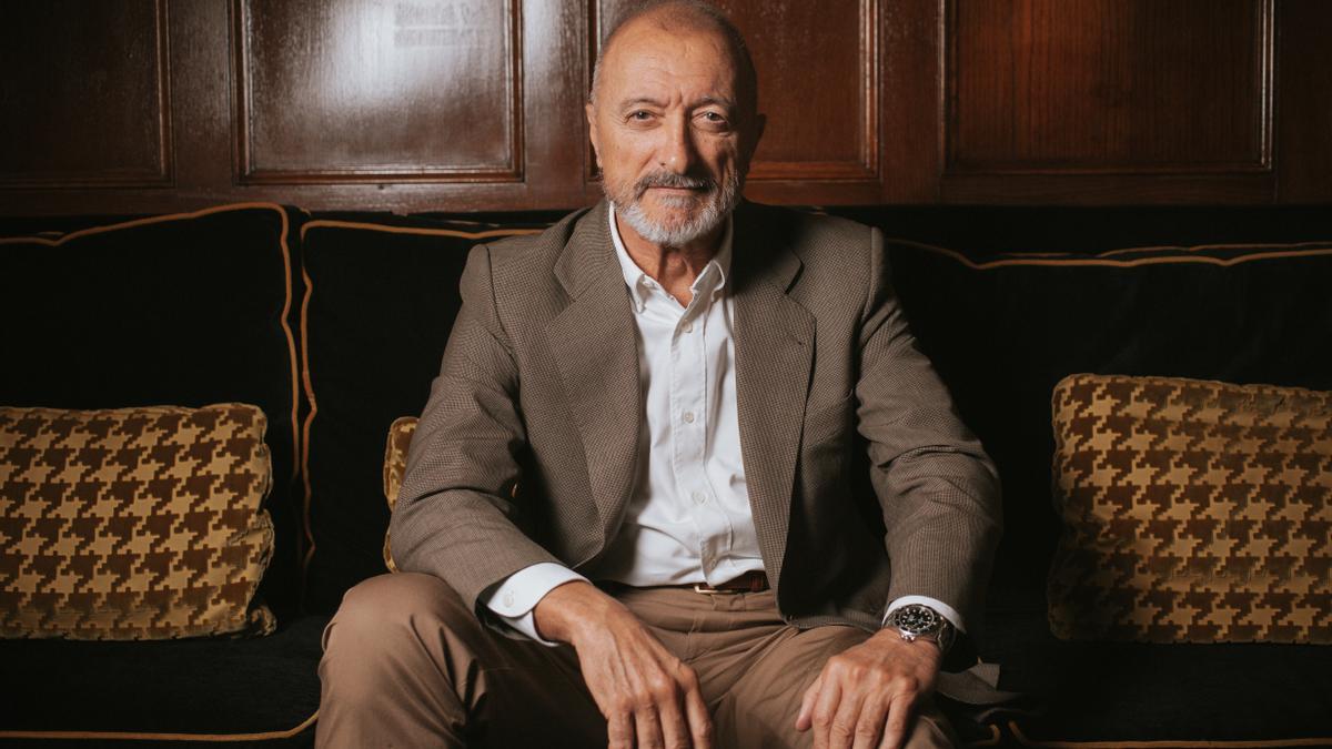 Pérez-Reverte, en el Hotel Palace de Madrid.