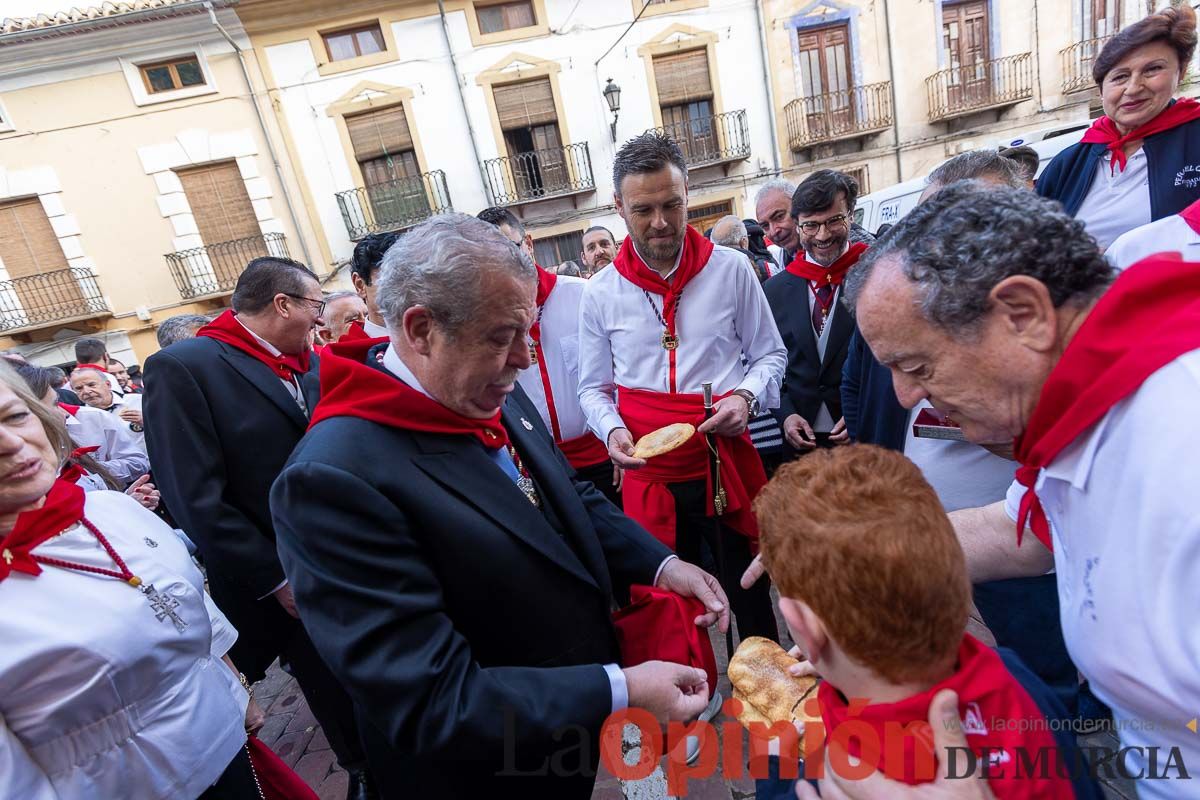 Recorrido Caballos del Vino día dos de mayo en Caravaca