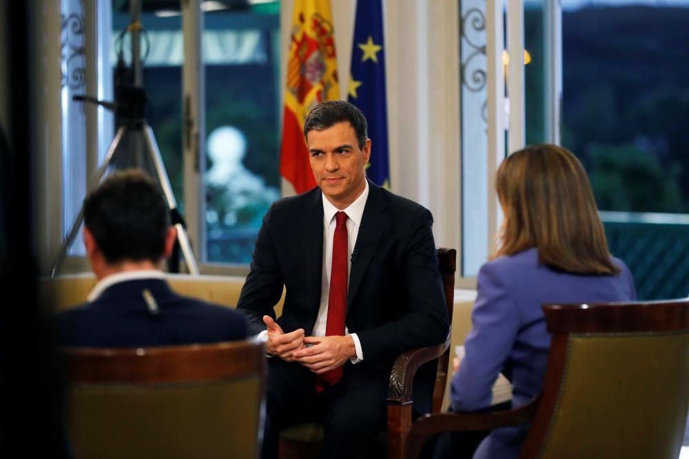 Entrevista de Pedro Sánchez en TVE