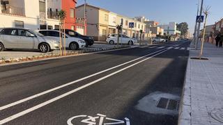 La remodelada avenida Castelló pone fin a décadas de inundaciones en Almassora