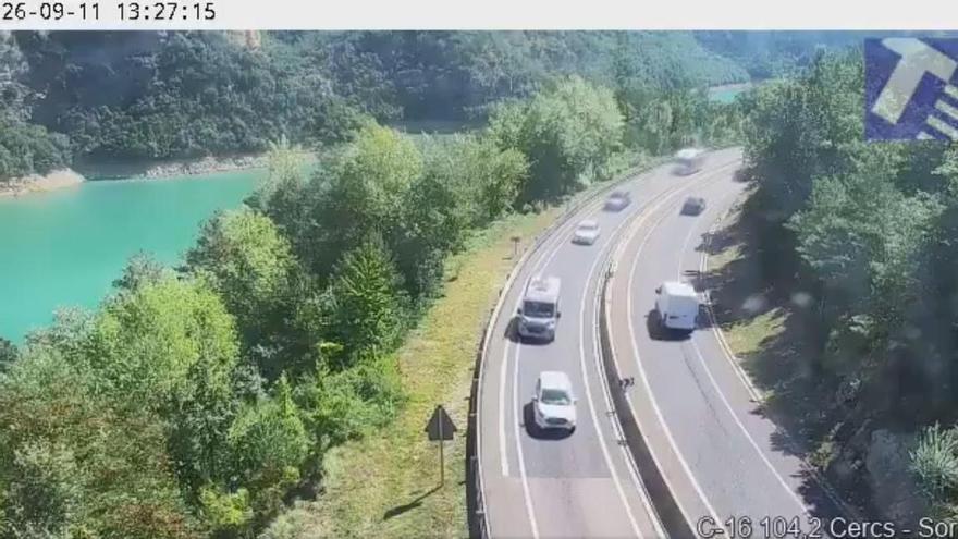 Operació sortida amb importants retencions a l'Eix del Llobregat en sentit nord