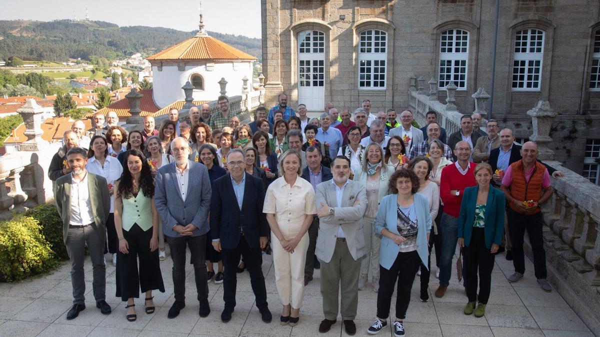 Homenaxe ao funcionariado máis veterano do Concello de Santiago