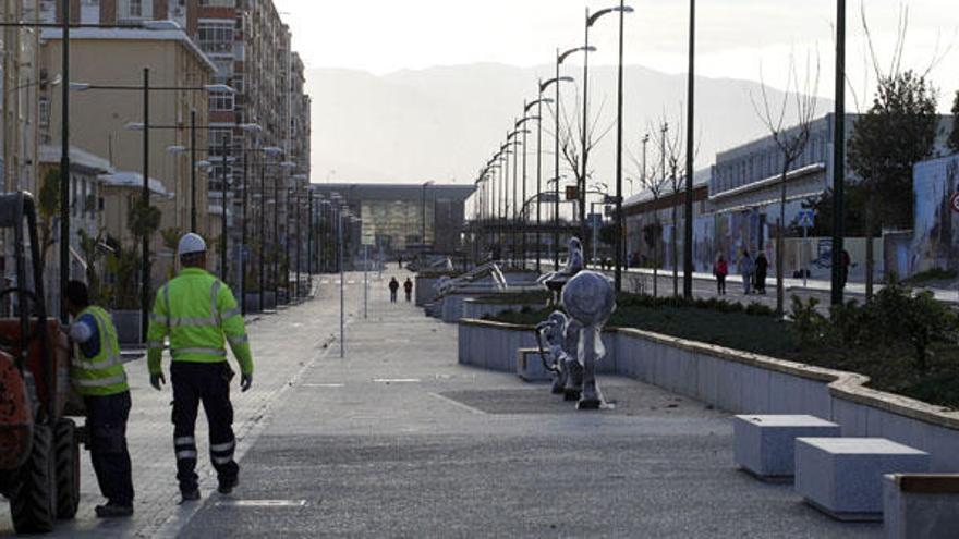 Bulevar proyectado sobre los terrenos ganados tras el soterramiento de las vías férreas.