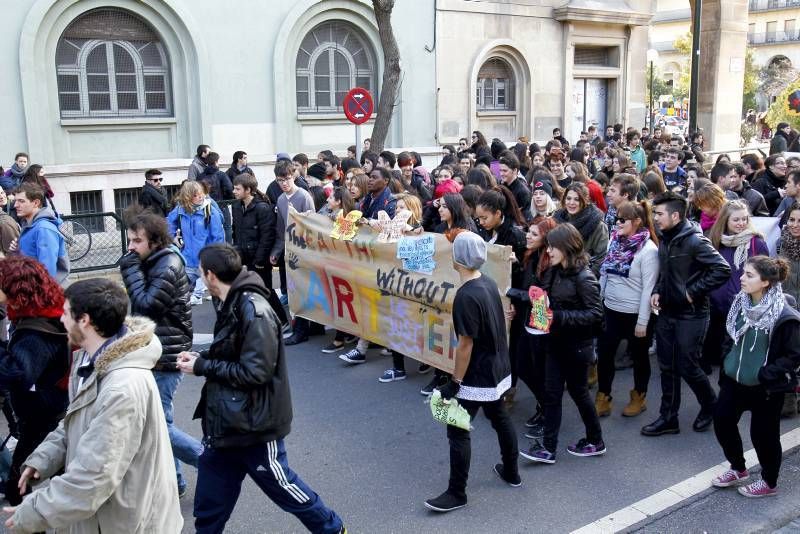 Manifestación estudiantes en contra del 3+2