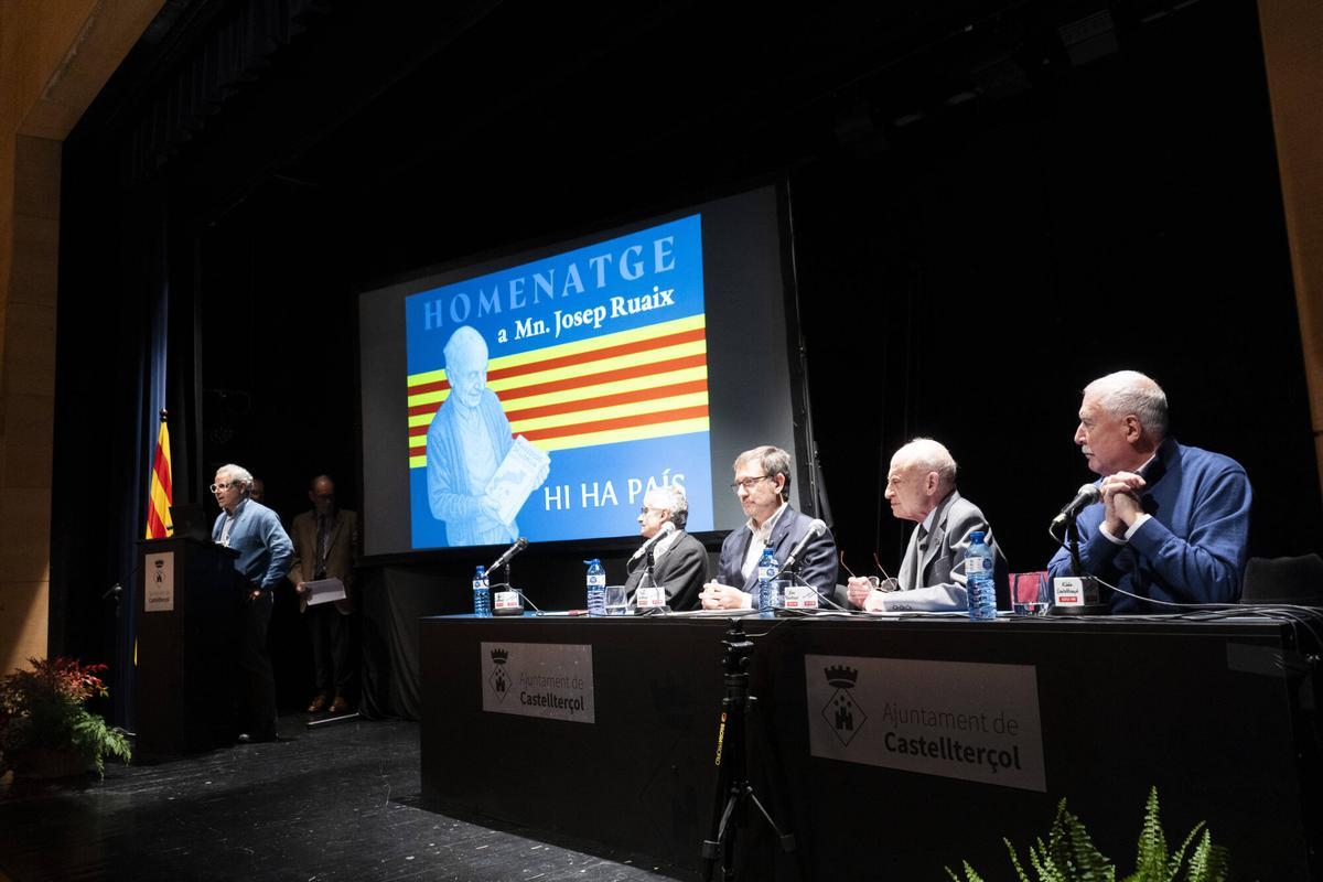 CASTELLTERÇOL . HOMENTAGEA MOSSEN JOSP RUAIX I VINYET . ESPAI ESCENIC CASTELLTERÇOL . HOMENTAGEA MOSSEN JOSP RUAIX I VINYET . ESPAI ESCENIC