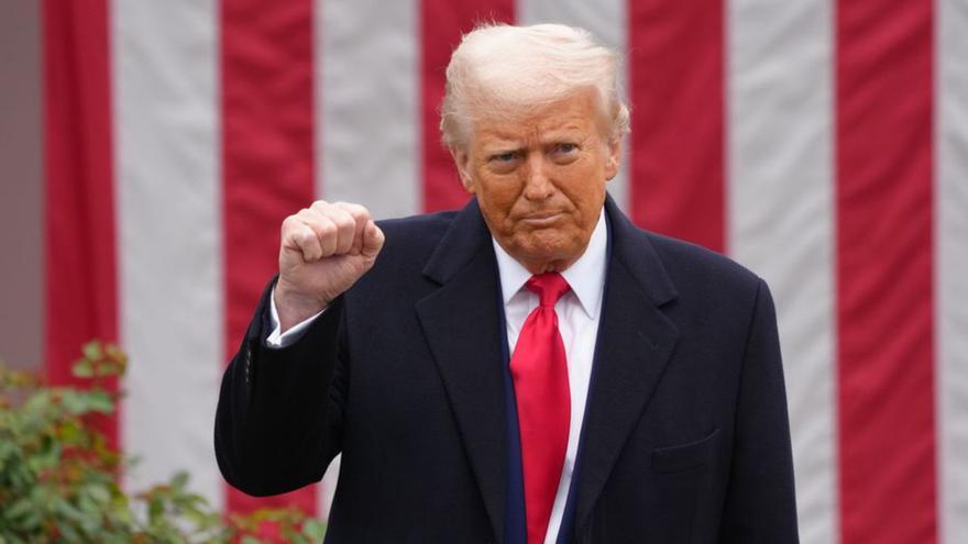 Donald Trump, en una aparición pública reciente.