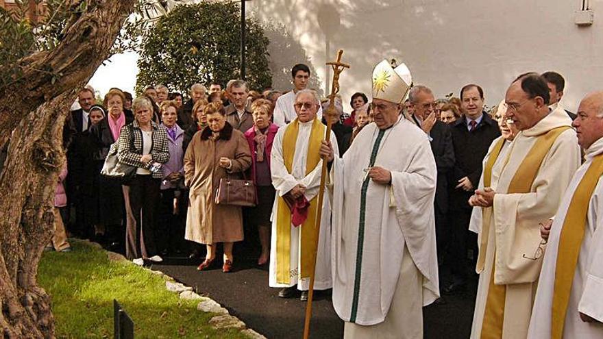 El acto que conmemoró el 25.º aniversario de la parroquia. 