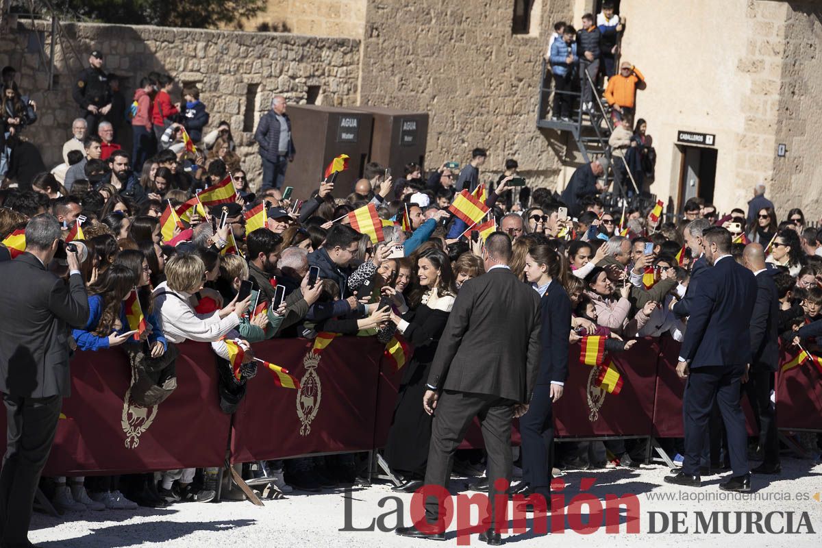 Visita de los reyes de España a Caravaca (explanada de la Basílica)