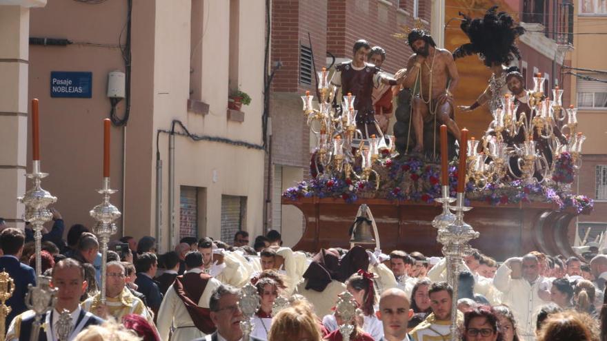 Imagen de la procesión de Humildad y Paciencia el Domingo de Ramos.