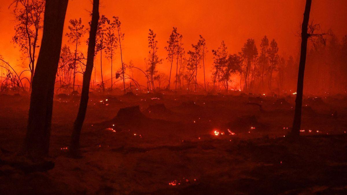 Colapso de camiones en la frontera por un incendio en Francia.