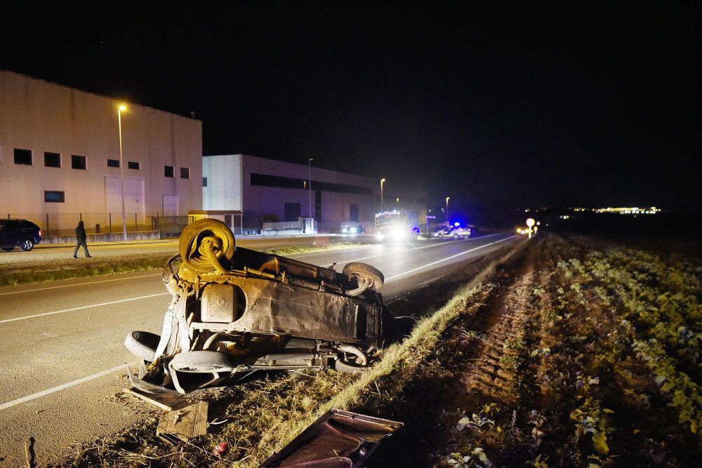 Imatges dels vehicles de l'accident d'Artés