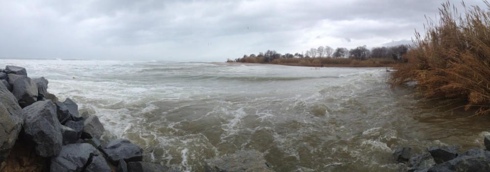 Temporal de vent i aigua a les comarques gironines