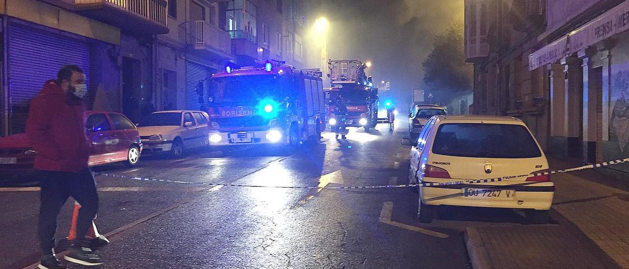 Incendio en la Avenida de Portugal