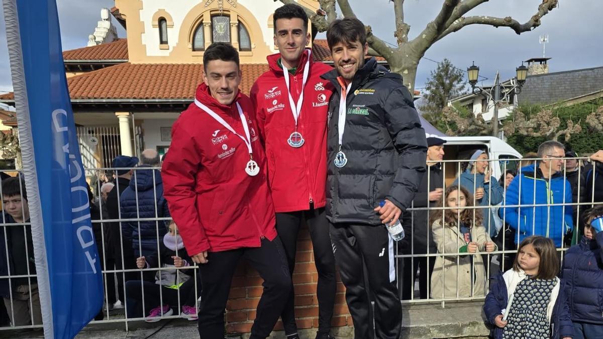 El podio de la prueba.