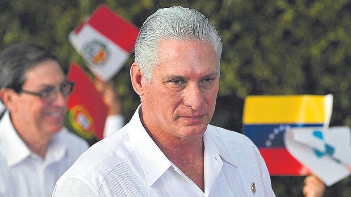 Díaz-Canel, en la Cumbre Iberoamericana, el pasado 25de marzo en Santo Domingo.