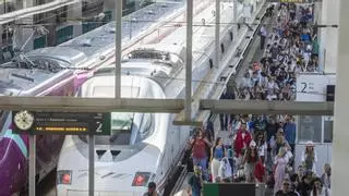Suspenden el servicio del AVE València-Madrid y el servicio de Cercanías por la alerta roja
