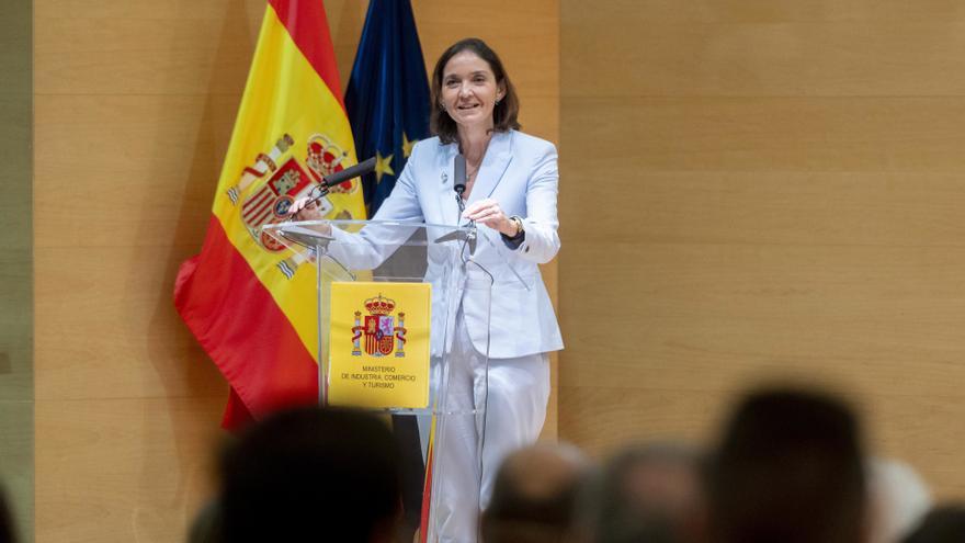 La ministra de Industria, Comercio y Turismo, Reyes Maroto.