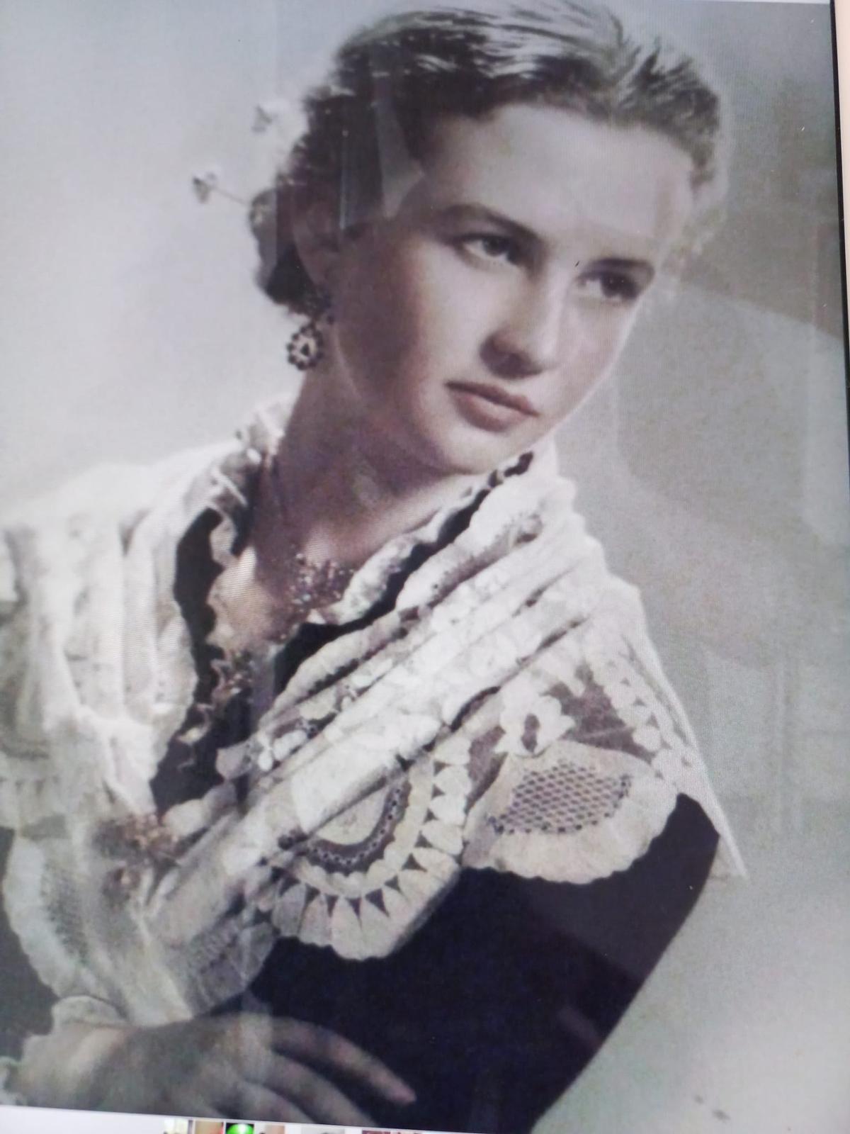 Marito Ribés, reina de las fiestas de Castelló de 1959.