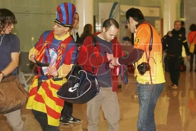 El viaje del Barça a Madrid, en imágenes